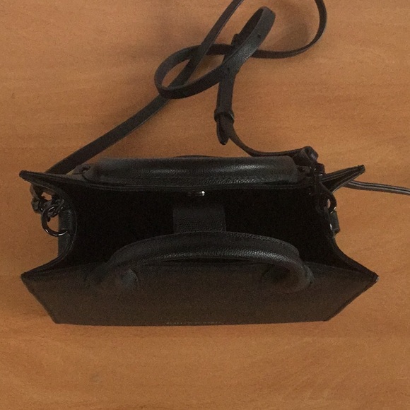 Rebecca Minkoff Megan Mini Tote In Black - Picture 4 of 5